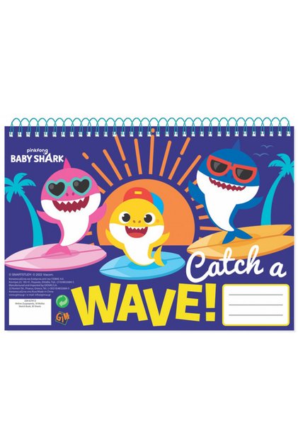 Wave Caiet de schițe spiralat A/4 30 file