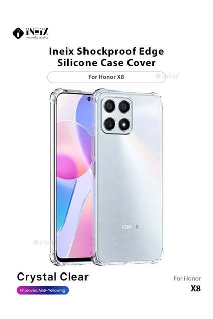 غطاء سيليكون فائق المقاومة للصدمات لهاتف Honor X8