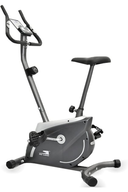 Indoor Magnetic Spin Bike EM-1555, Digital Monitor, Adjustable Resistance, Compact