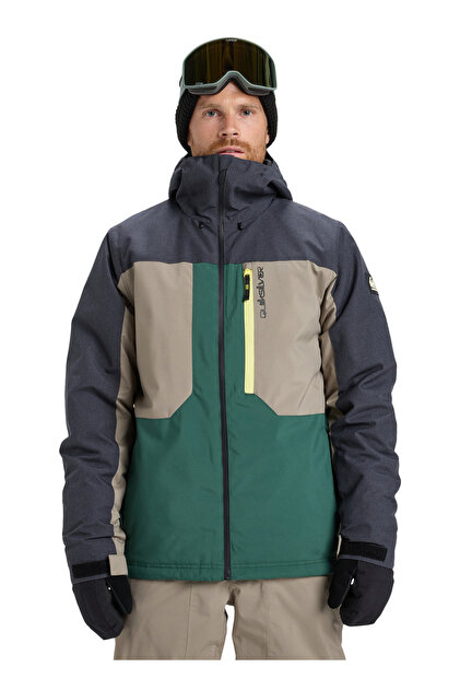 その他 HER167 Dorinthea, Quicksilver Prodigy Quiksilver EQYTJ03510-DAWSON JK Yeşil Normal Desenli Erkek Kayak