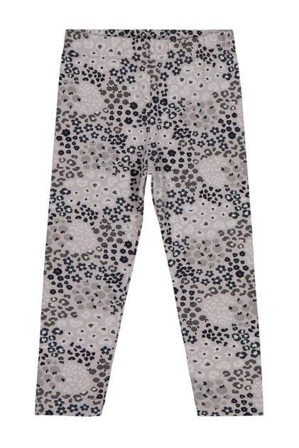 Leopard Printed 2-5 Years Old Tights - Gray 4-5 Years Old