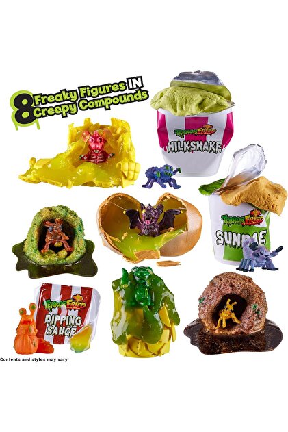 Cici Oyuncak Terror Fried Gross Bucket 9 lu Mega Menü ve 8 Gizemli