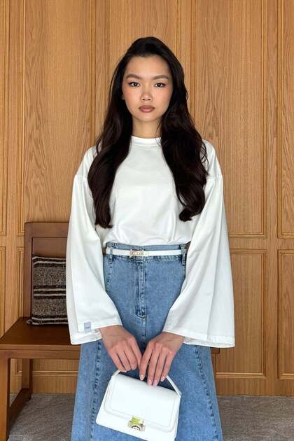Ecru Long Sleeve Basic Body