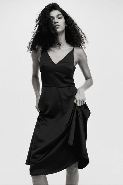 V-neck strappy dress