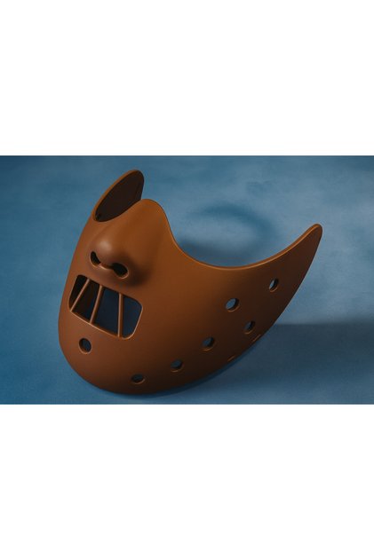 Hannibal Lecter Halloween Maske Kahverengi
