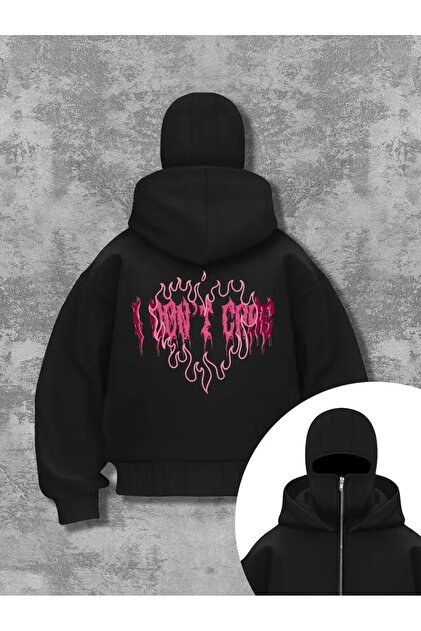 Flaubert - ÇOCUK KAR MASKELİ NİNJA UNİSEX SWEATSHIRT HIRKA 3 İPLİK
