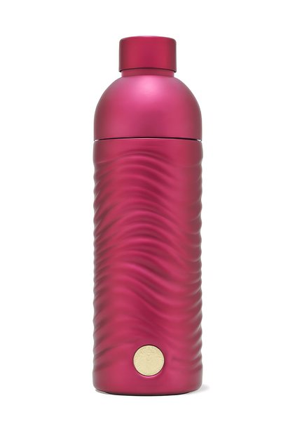 Stainless Steel Dark Pink Bottle with Lid Thermos 473ml
