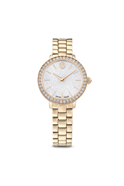 Swarovski Cosmopolitan Saat, Isviçre Üretimi, Metal Bileklik, Mavi
