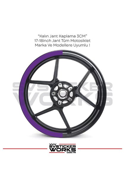 Motorcycle wheel rim strip wheel sticker half cover circle 17-18 inch wheel compatible with motor