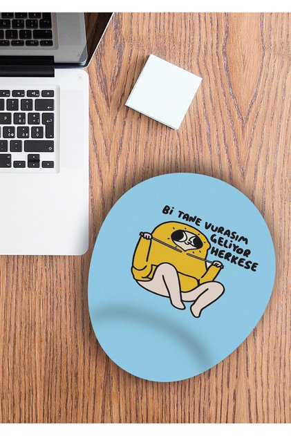 Bi Tane Vurasım Geliyor Baskılı Mouse Pad