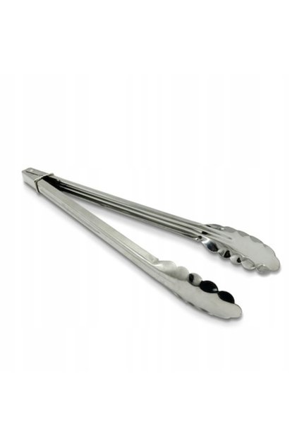 Clește de bucătărie, oțel inoxidabil, 35 cm, argintiu