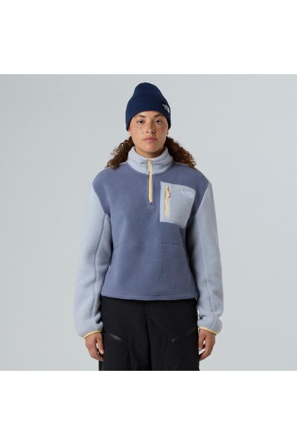 W Yumıorı 1/4 Zip Women's Blue Sweatshirt Nf0A8E89Euo1