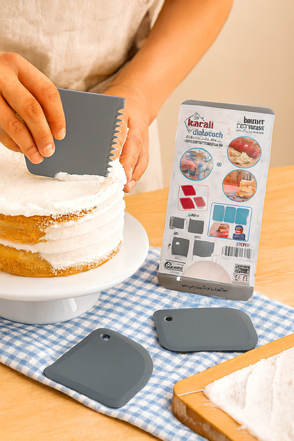 MonoAi Plastik Hamur Kazıyıcı-Hamur Kesici-Pasta Şekillendiricisi