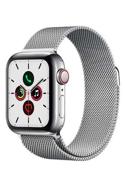 Stainless Steel Replacement Band for Apple iWatch Series 5/4/3/2/1 - Silver