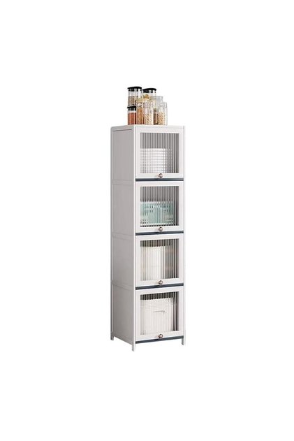 4 Tier Multifunctional Kitchen & Bathroom Ultra-Narrow Bathroom Gap Storage Cabinet Rack