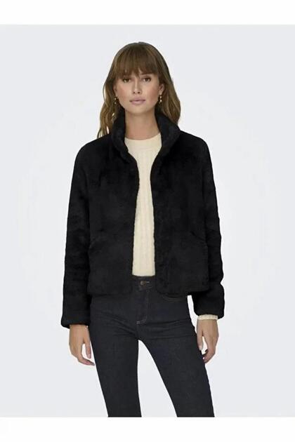 ONLY NOS Onlvida Faux Fur Jacket Otw Giacca Donna XS, Nero (Black