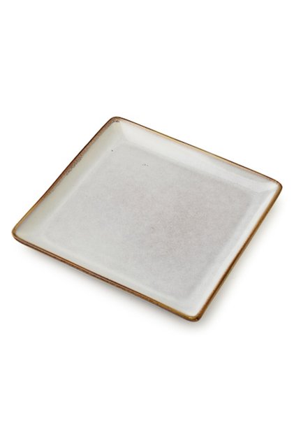 Platou de servire, BASIC NATURE, ceramică, 18x18 cm,