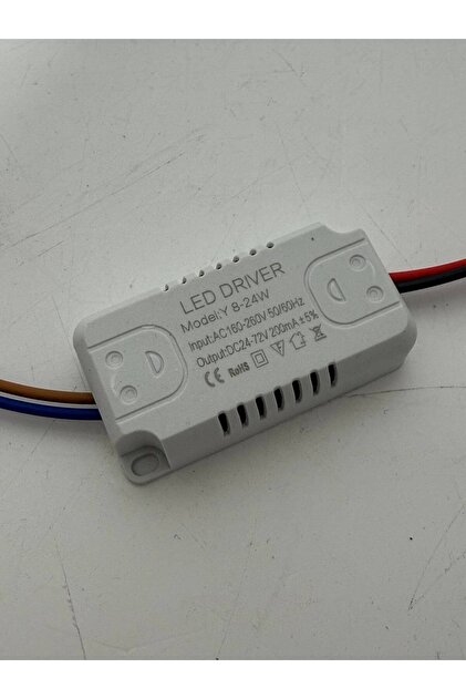 マリンテック LEDドライバー 24V 4A Hasyılmaz Y8-24W Led Driver DC24-72V 200mA - Fiyatı, Yorumları