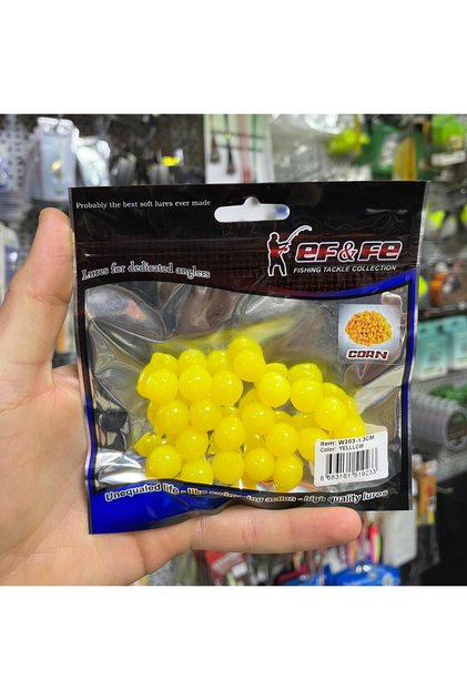 EFFE yüzen sarı sazan yemi 13mm (20 adet) silikon suni yem