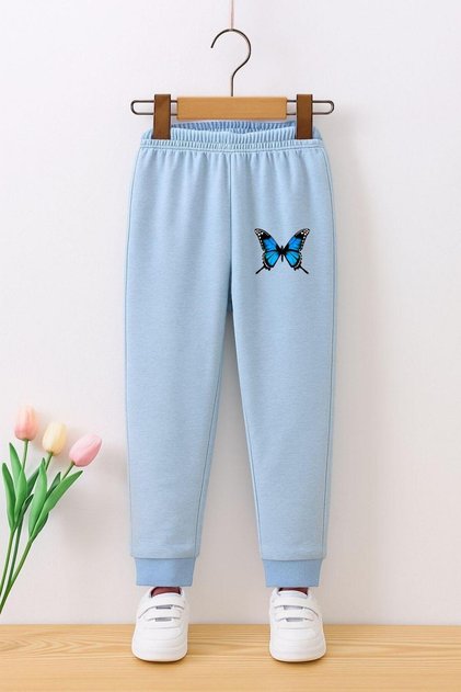 Unisex Children's Trackpants with Butterfly Print