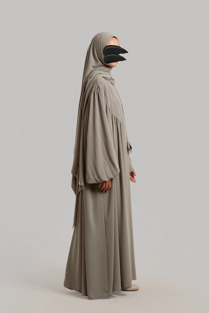 Robal Abaya Set - Soft Green