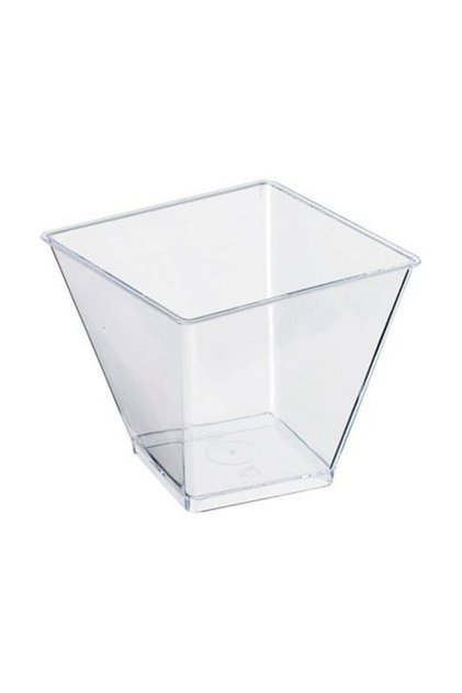 Pahare piramidale pentru desert 120 cc, set 60 buc.