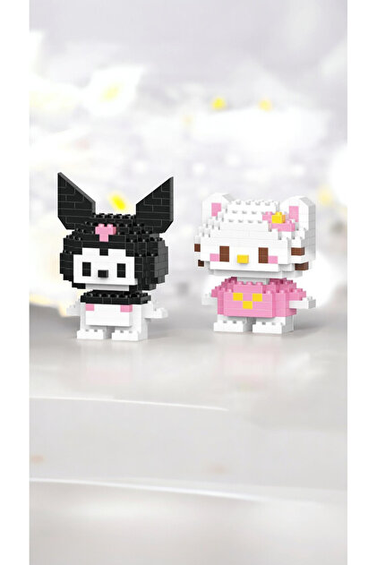 Lilibin Bricks Hello Kitty Ve Kuromi 2'li Set 3D Yapboz - Fiyatı