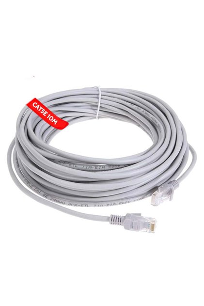 Cablu de conectare UTP, CAT5e, lungime 10m, capete mufă RJ45