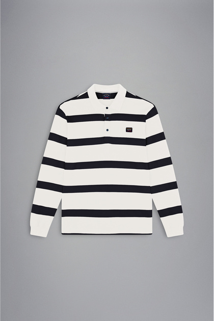 MEN'S KNITTED POLOSHIRT C.W. COTTON