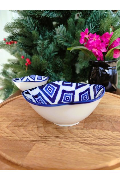 Reve Blue Carre Bowl - 11 X 11 X 4.5 cm - 1 Piece