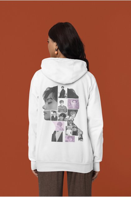 Jimin from Bts Bangtan Boys K-Pop Printed Cotton Soft Texture Hooded Youth Sweatshirt