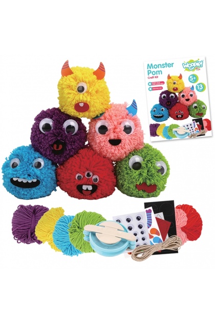 Set creativ cu pompon ART&FUN – Kit DIY cu pompon din fire pentru copii