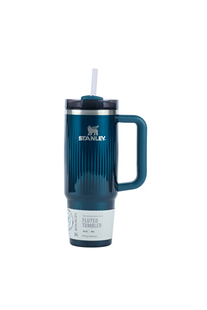 Stanley Quencher H2.O FlowState Tumbler Pipetli Termos Siyah 0.89