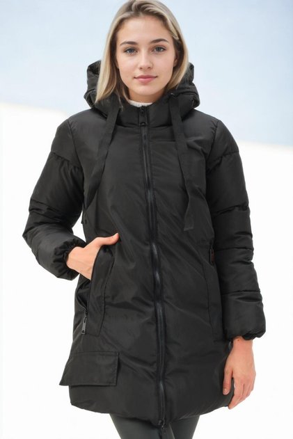 Women's Coat, Lightweight, Warm, Soft Textured, Stylish Model