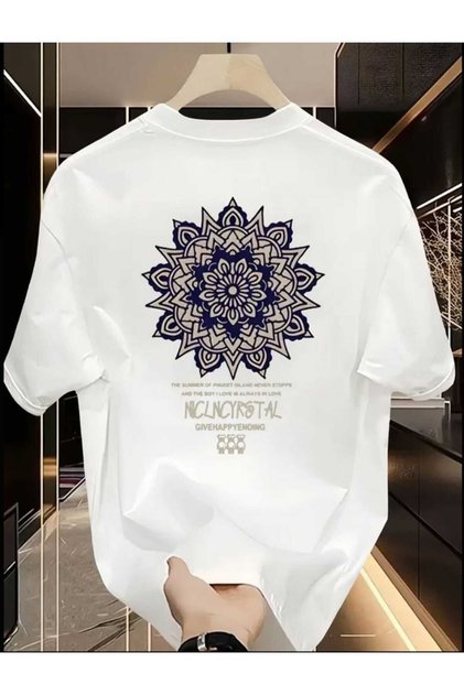 Mandala Desenli Tişört