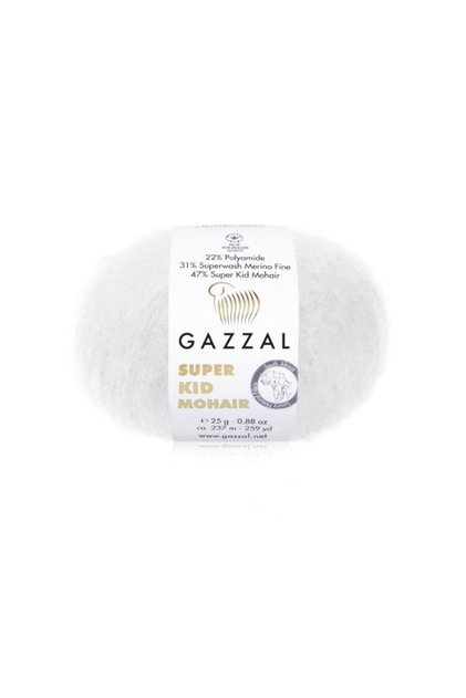 Super Kid Mohair 25 gr 200 mt %70 Kid Moher %30 İpek İnce Örgü İpi-64439-1 ADET