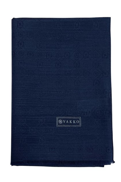 Cotton Silk Shawl - New Hologram - New Navy Blue