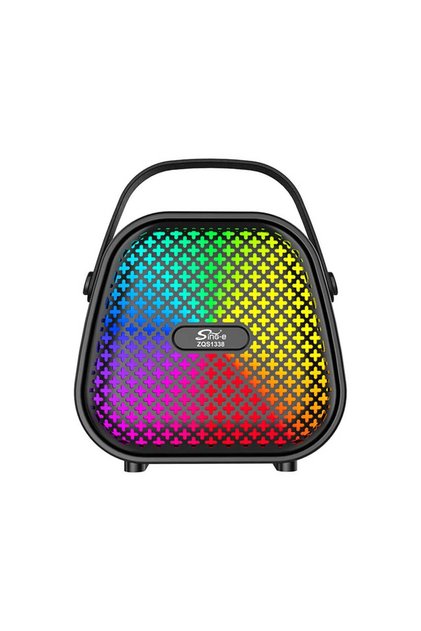 Bluetooth karaoke speaker with microphone and RGB lights