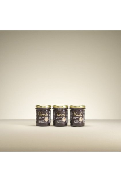 DE POST Set 3 creme ciocolata neagra