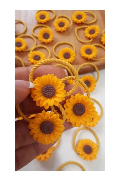 Girl's Sunflower Rubber Buckle