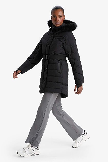 Defacto Su İtici Regular Fit Kapüşonlu Parka Mont C8505AX25WN