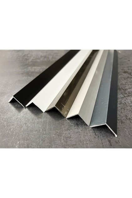 Alüminyum L Köşebent Paslanmaz L Profil 100 cm 2*2 cm ( 5 farklı renk seçeneği )