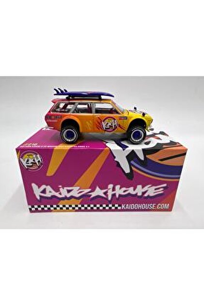 mini gt Kaido House /131 Datsun Street 510 Racing V2 Model Araba