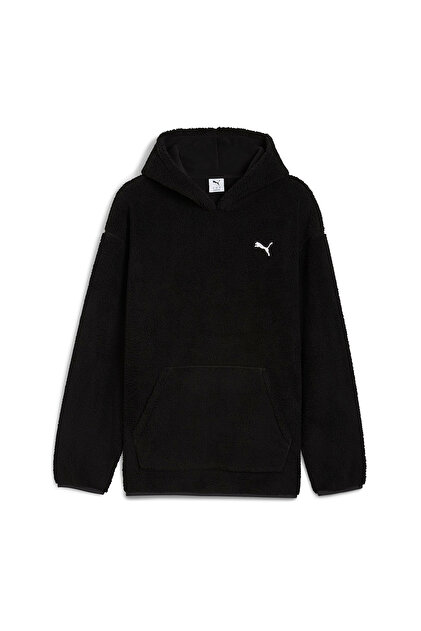 Puma Ess Elevated Sherpa Erkek Siyah Günlük Stil Sweatshirt