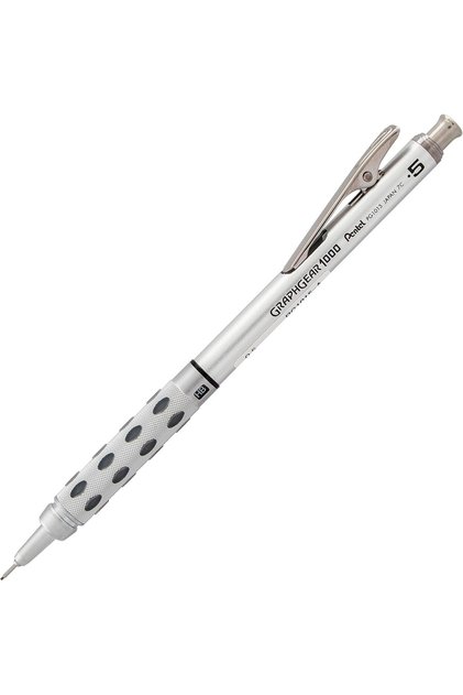 قلم رصاص ميكانيكي GraphGear 1000 (0.5 مم)، أسطوانة سوداء، عدد 1 (PG1015A)