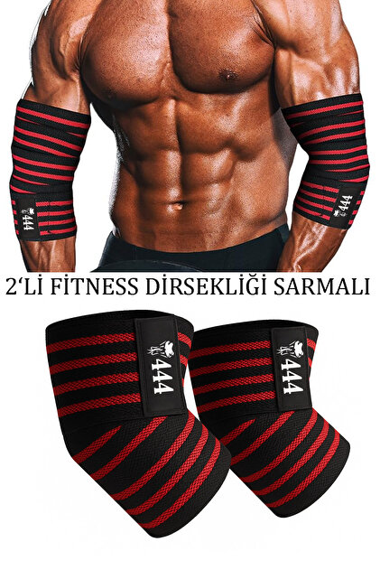 ウエイトトレーニング DARC SPORT Wolf Head Elbow Sleeves-S GAZELMANYA Fitness Dirseklik Sakatlık Önleyici Destekleyici 2'Li