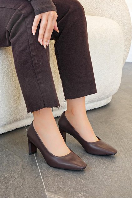 Joan Kalin Heel Women's Heel Shoes Brown