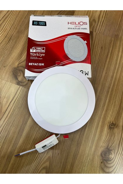 18w Sıva Altı Yuvarlak Panel 6500k Beyaz Hs-1005 (5x ADET)