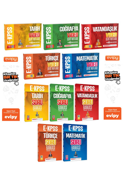 İndeks Akademi 2026 EKPSS Video Ders Notları + Soru Bankası 10