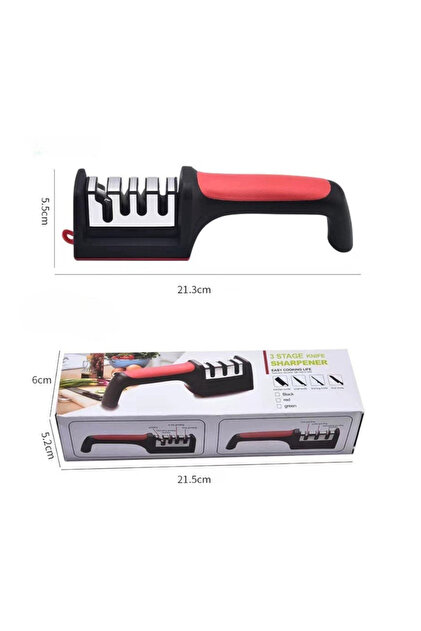 Ascutitor Cutite Manual cu 3 Niveluri 21x5cm